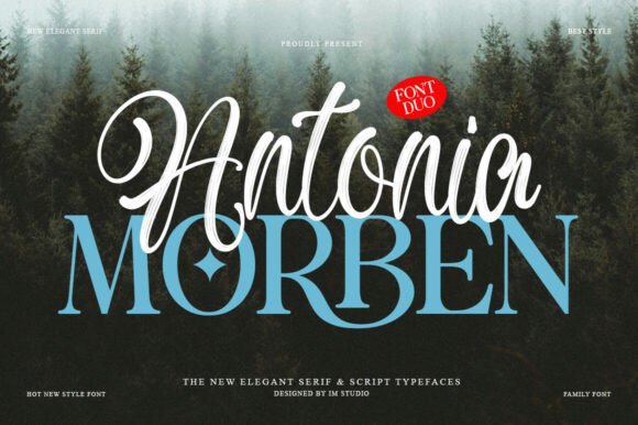 Antonia Morben Duo: A Versatile Font for Small Business Branding