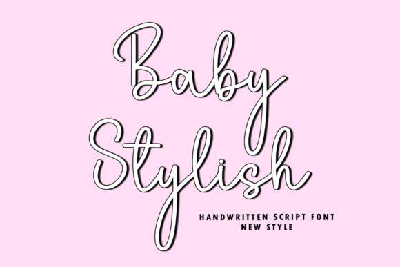 Baby Stylish Font: Elegant Script for Handmade Labels