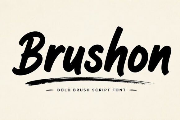Brushon Font: Bold Script for Editorial Design