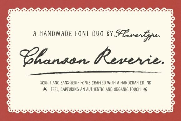 Chanson Reverie Font: Soft Branding for Small Business