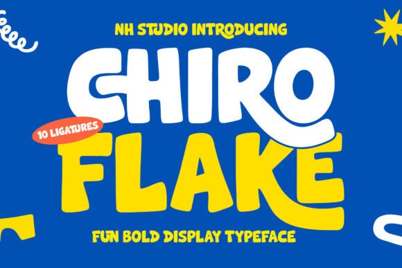 Chiro Flake Font: Bold Branding for Small Business