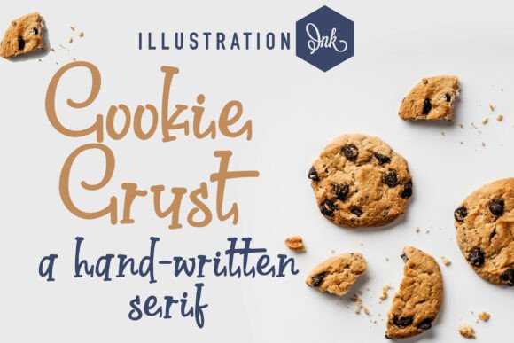 Cookie Crust Family Font: Rustic Charm for Makers
