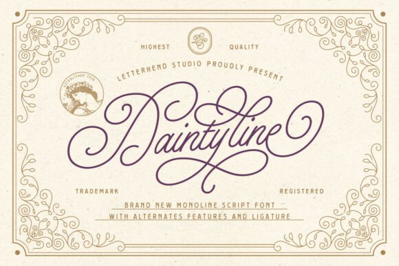 Daintyline Font: Elevating Campaign Visuals with Grace