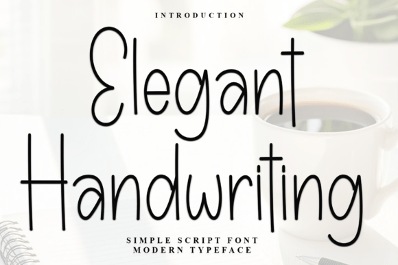 Elegant Handwriting Font for Crafters and Sellers
