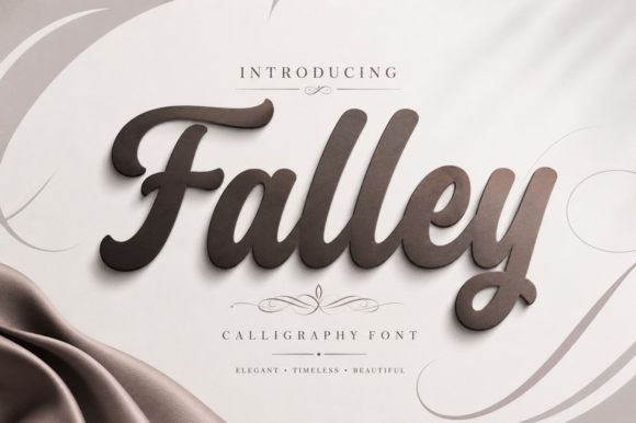 Falley Font Review: Elegant Script for Modern Branding