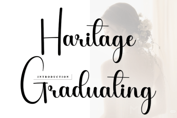 Haritage Graduating Font for Digital Branding