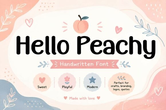 Hello Peachy Font: A Playful Typeface for Branding