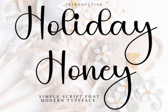 Holiday Honey Font: A Festive Typeface for Branding