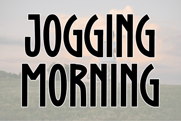 Jogging Morning Font: Elevating Digital Campaigns