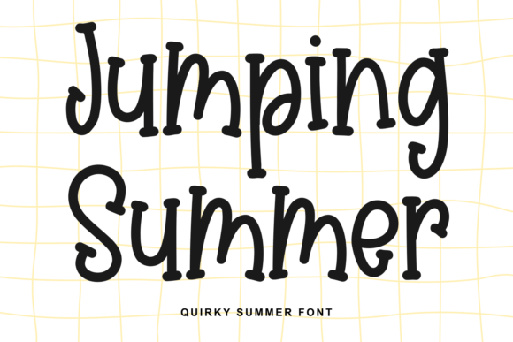 Jumping Summer Font: A Playful Typeface for Branding