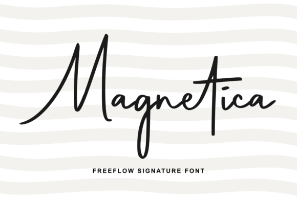 Magnetica: A Designer’s Take on This Script Amp Font