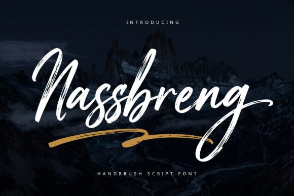 Nassbreng Font: Adding Raw Texture to Brand Identity