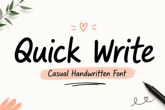 Quick Write Font: Adding Authenticity to Web Design