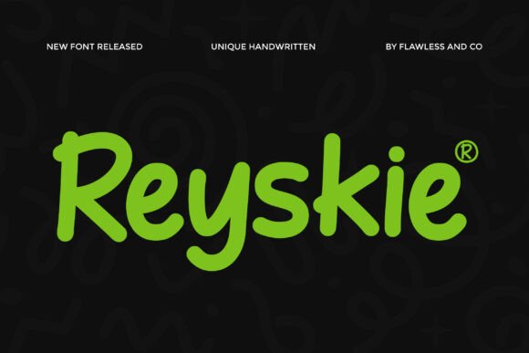 Reyskie Font Review: Playful Handwritten Charm for Branding