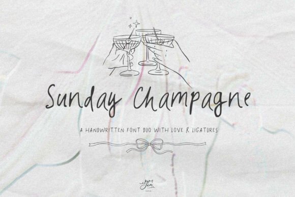 Sunday Champagne Font: Elevate Your Small Business Brand