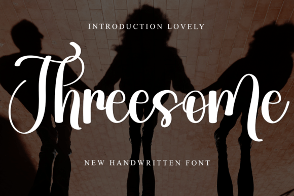 Threesome Font: Festive Typography for Holiday Crafts