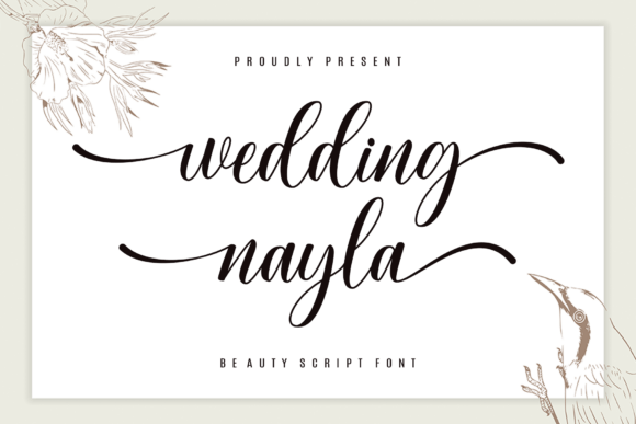 Wedding Nayla Font: An Editorial Design Review