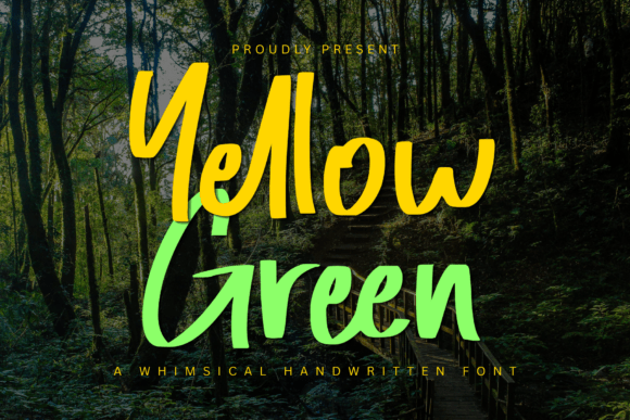 Yellow Green Font: Organic Style for Web Design